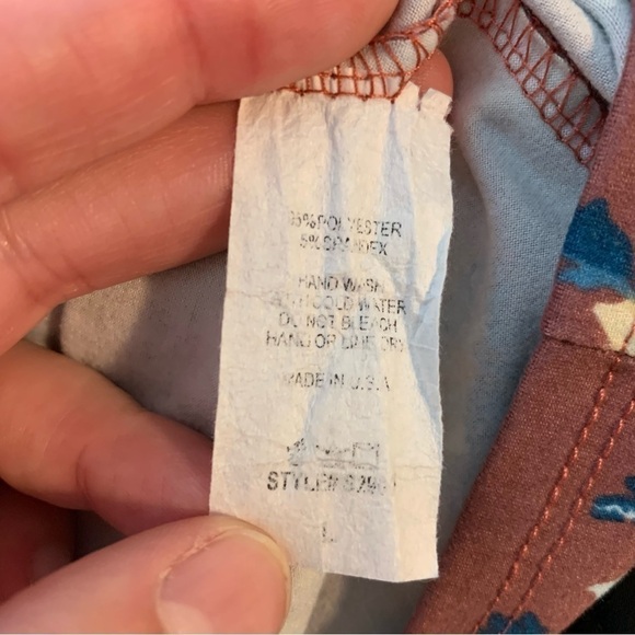 Acting Pro Mauve Pink Floral Stretch Pull on Pencil Skirt - Picture 5 of 5